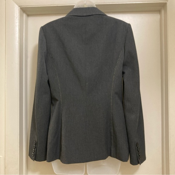 Classiques Entier Woman Grey Three Button Jacket Blazer - Picture 5 of 11